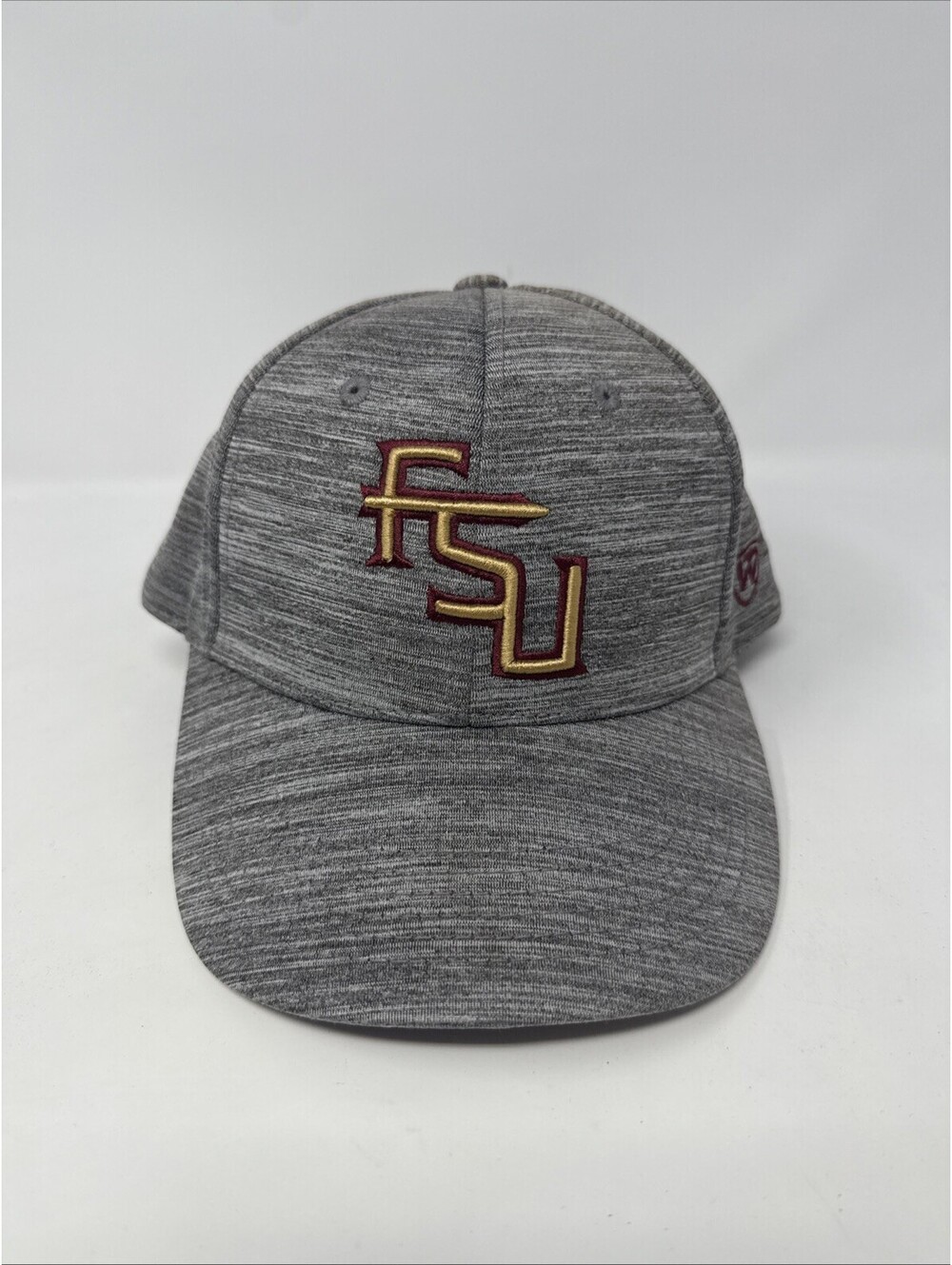 Florida State Seminoles FSU Cap Hat Light Gray Adjustable